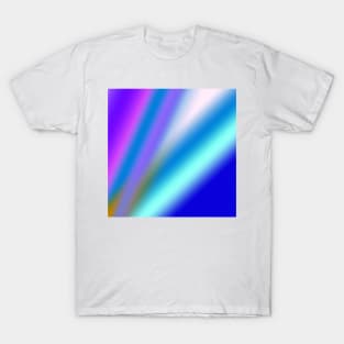 red blue green abstract texture pattern art T-Shirt